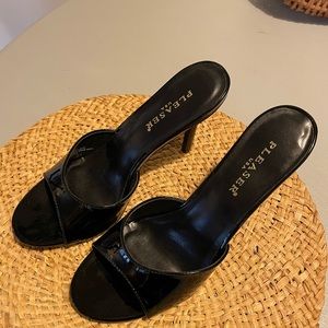 Patent Leather Black Stilettos